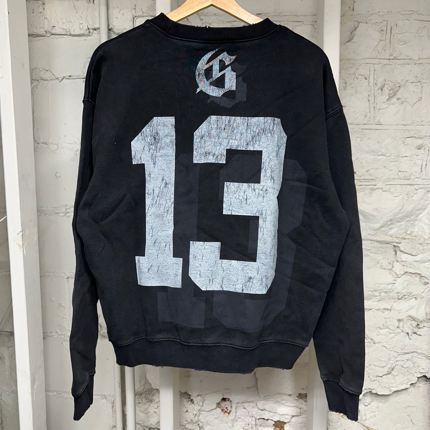 Godspeed Seeing Double Black Crewneck Sz XS