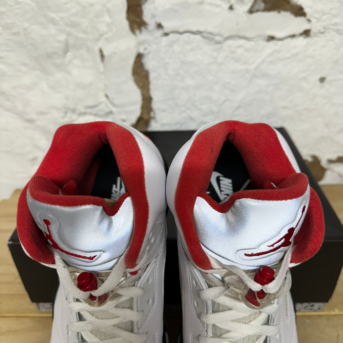 Air Jordan 5 Fire Red Silver Tongue (2020) Sz 13