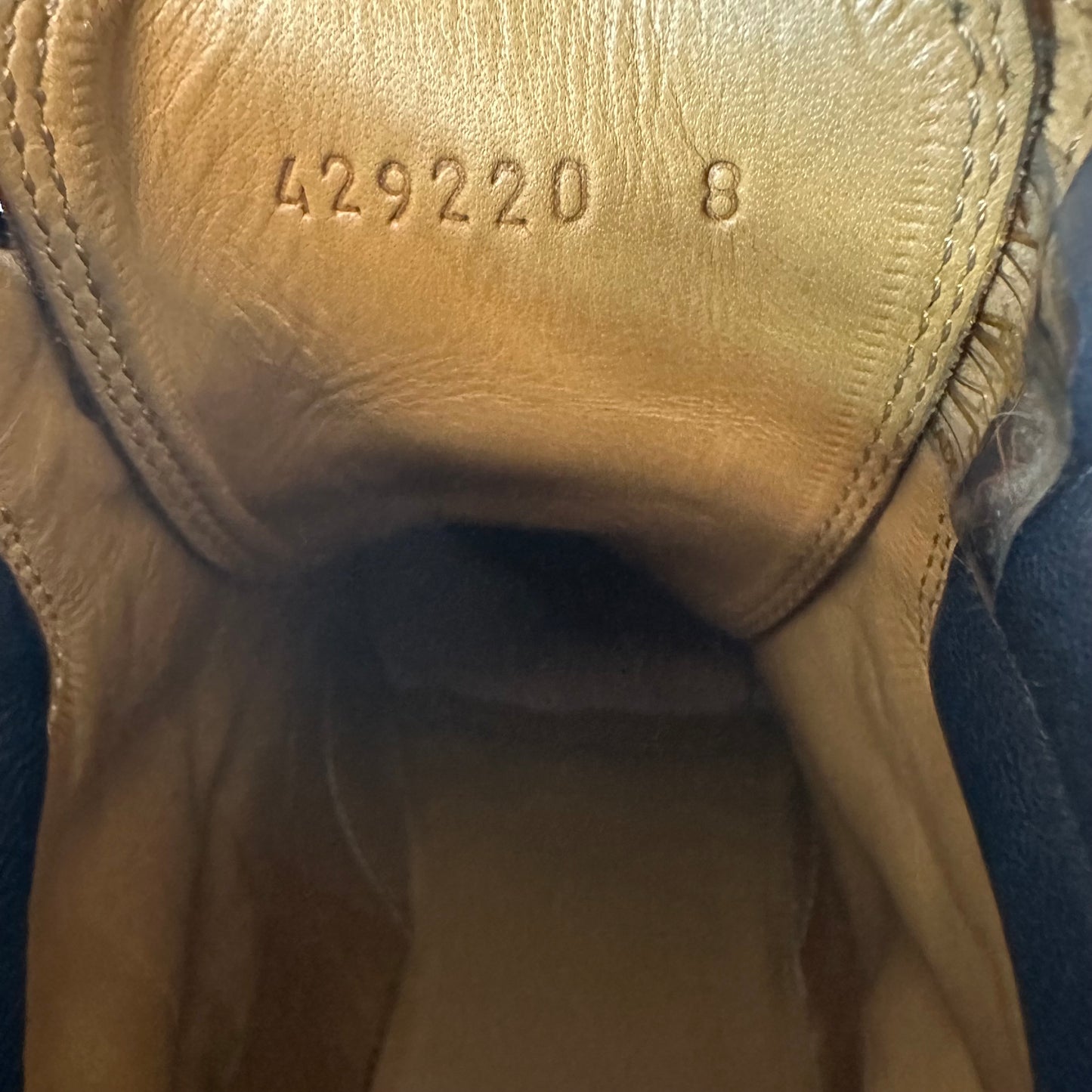 Gucci Marland Brown Suede Hiking Boot Sz 8