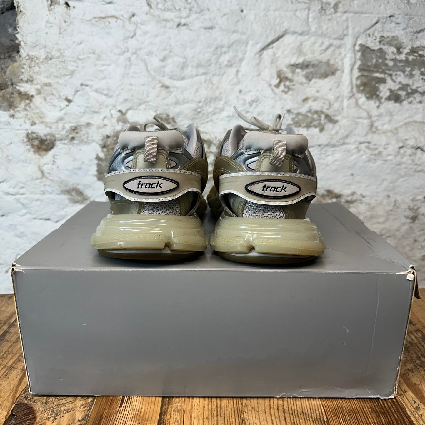Balenciaga Track Runner Transluscent Grey Sneaker Sz 15 (48)