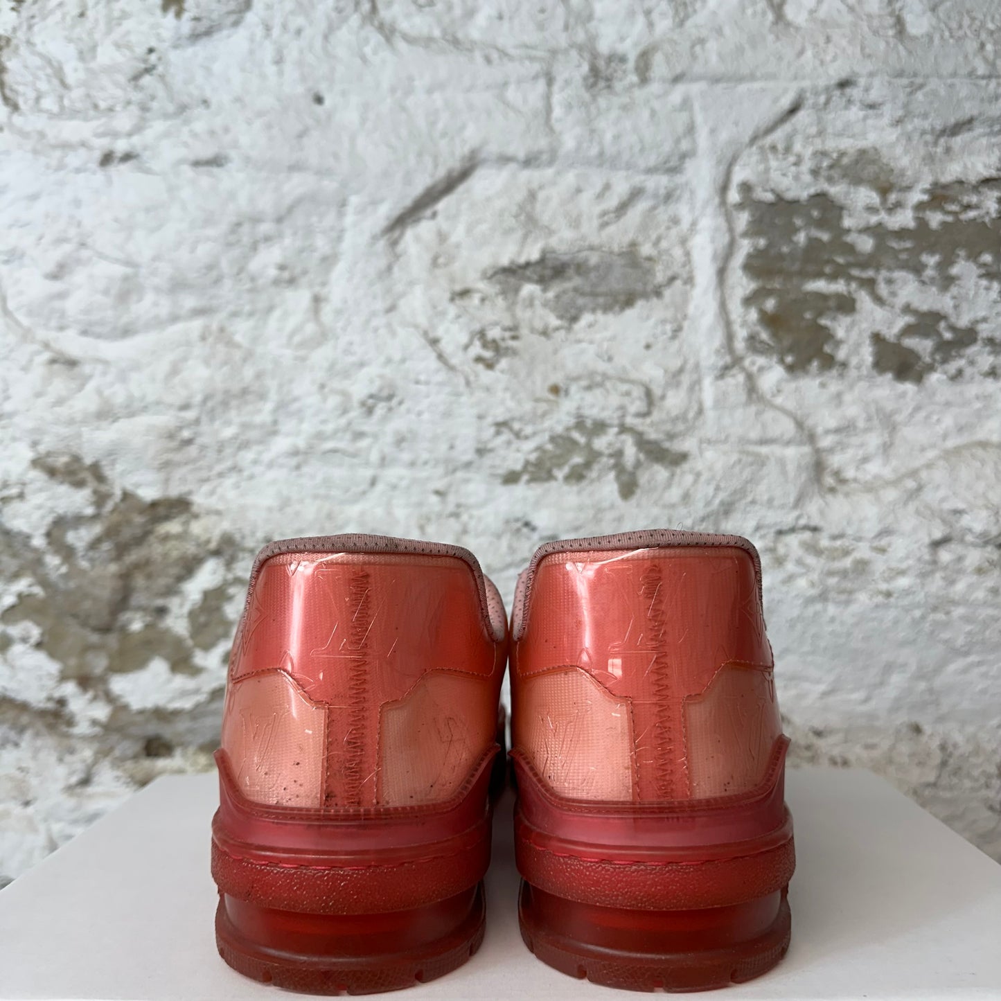 Louis Vuitton Transparent Pink Trainer Sz 11.5 (10LV) No Box