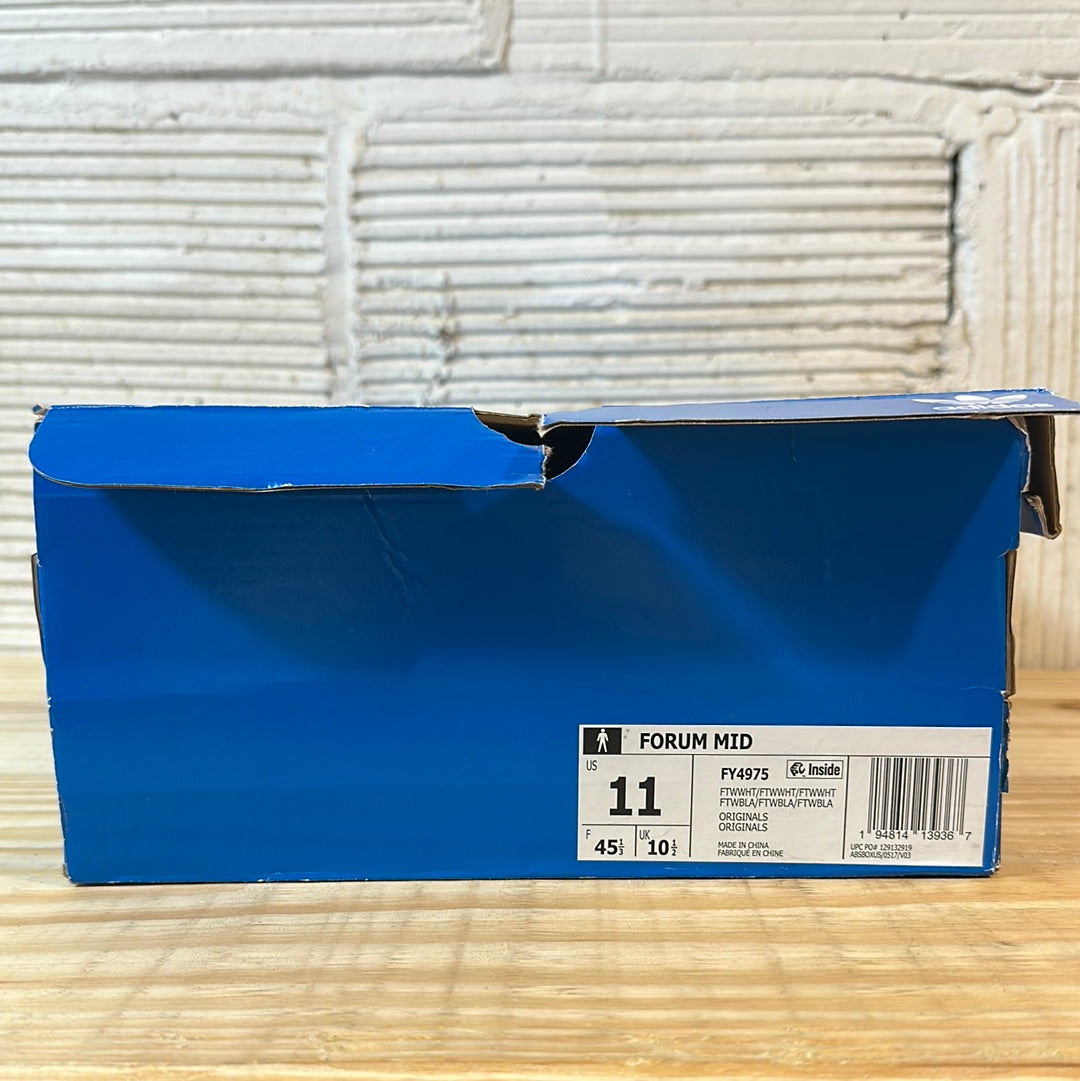 Adidas Forum Mid Triple White Sz 11 DS