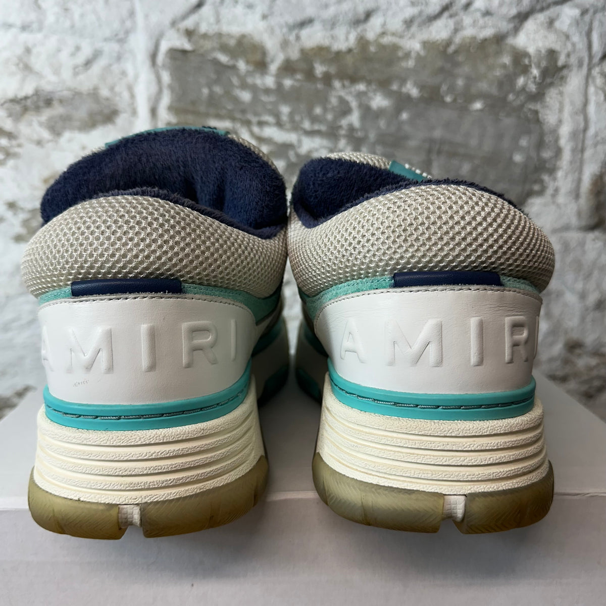 Amiri MA-1 Teal Blue White Sneaker Sz 13 (46)
