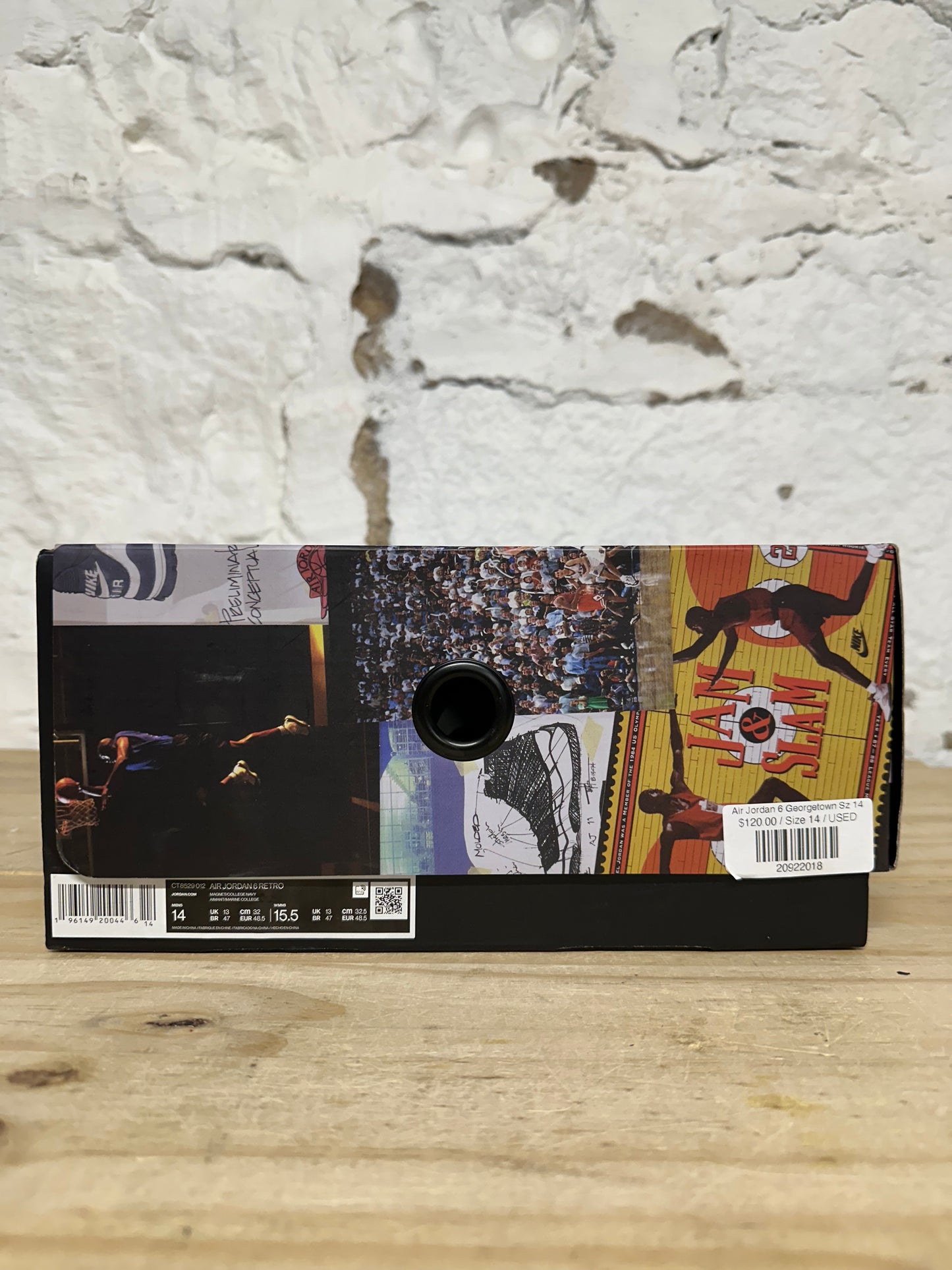 Air Jordan 6 Georgetown Sz 14