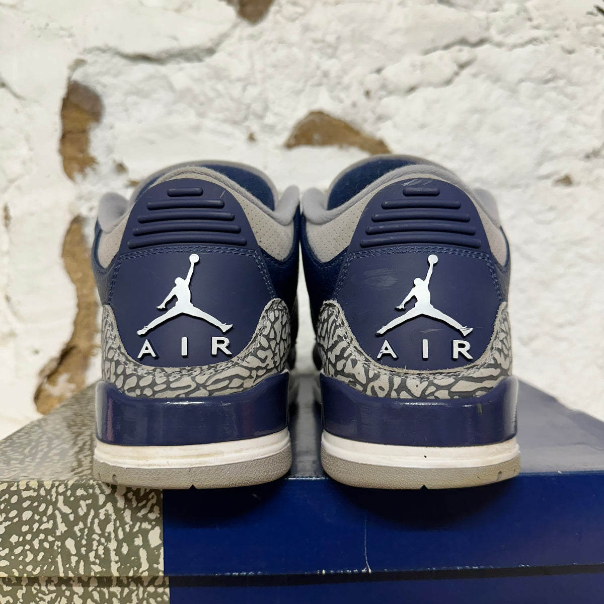 Air Jordan 3 Georgetown Sz 9.5