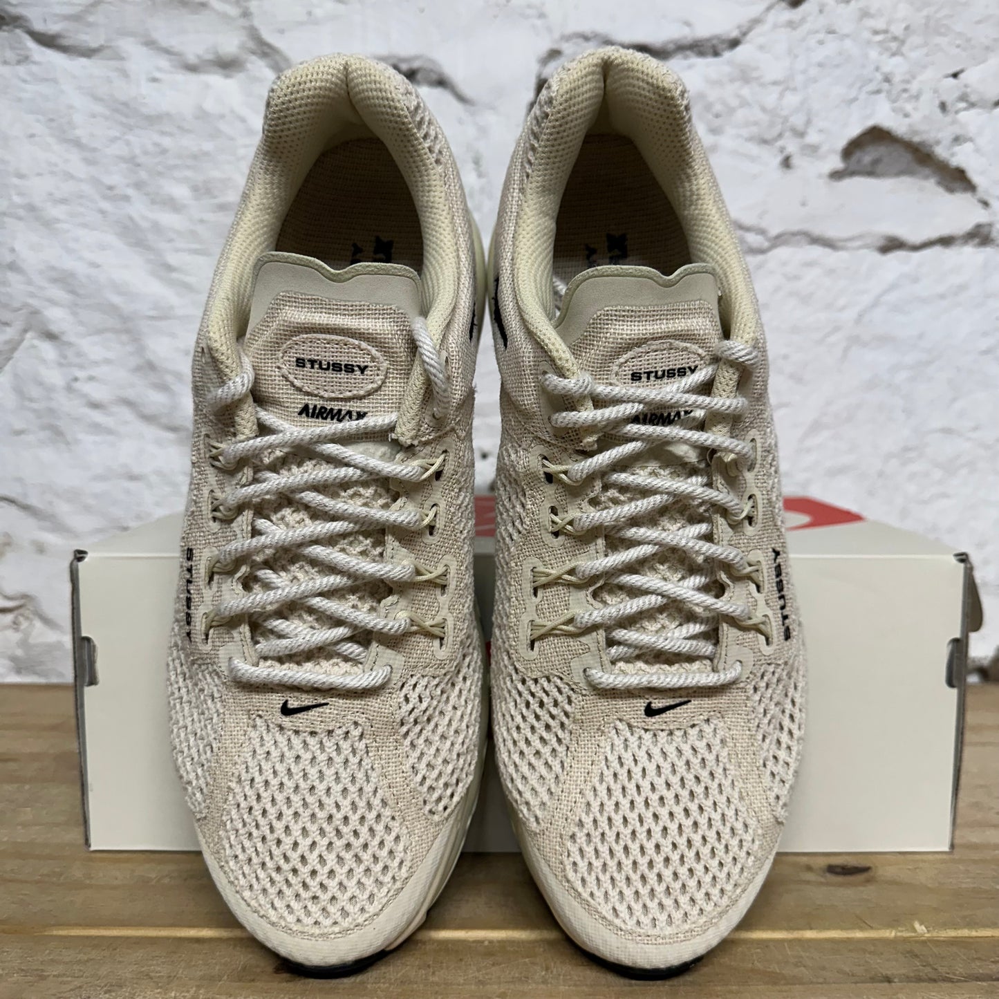 Nike Air Max 2013 Stussy Fossil Sz 10.5