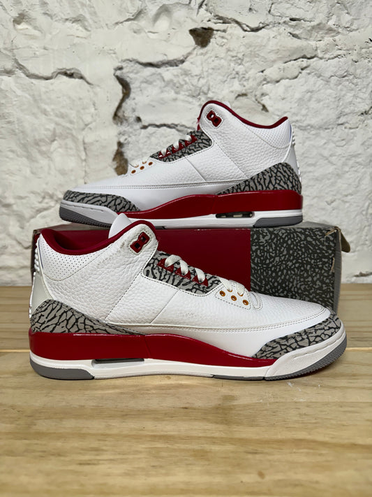 Air Jordan 3 Cardinal Sz 11.5 DS