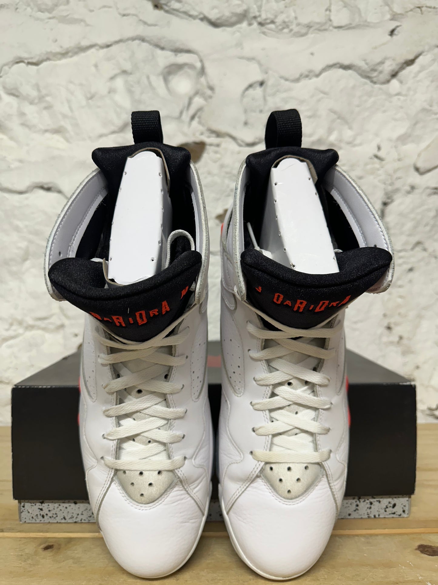 Air Jordan 7 White Infrared Sz 14
