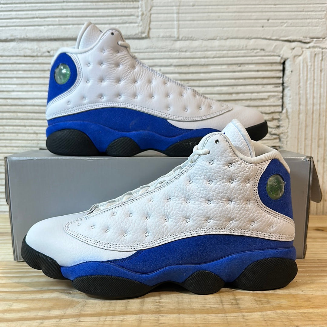 Air Jordan 13 White Hyper Royal Black Sz 8 DS