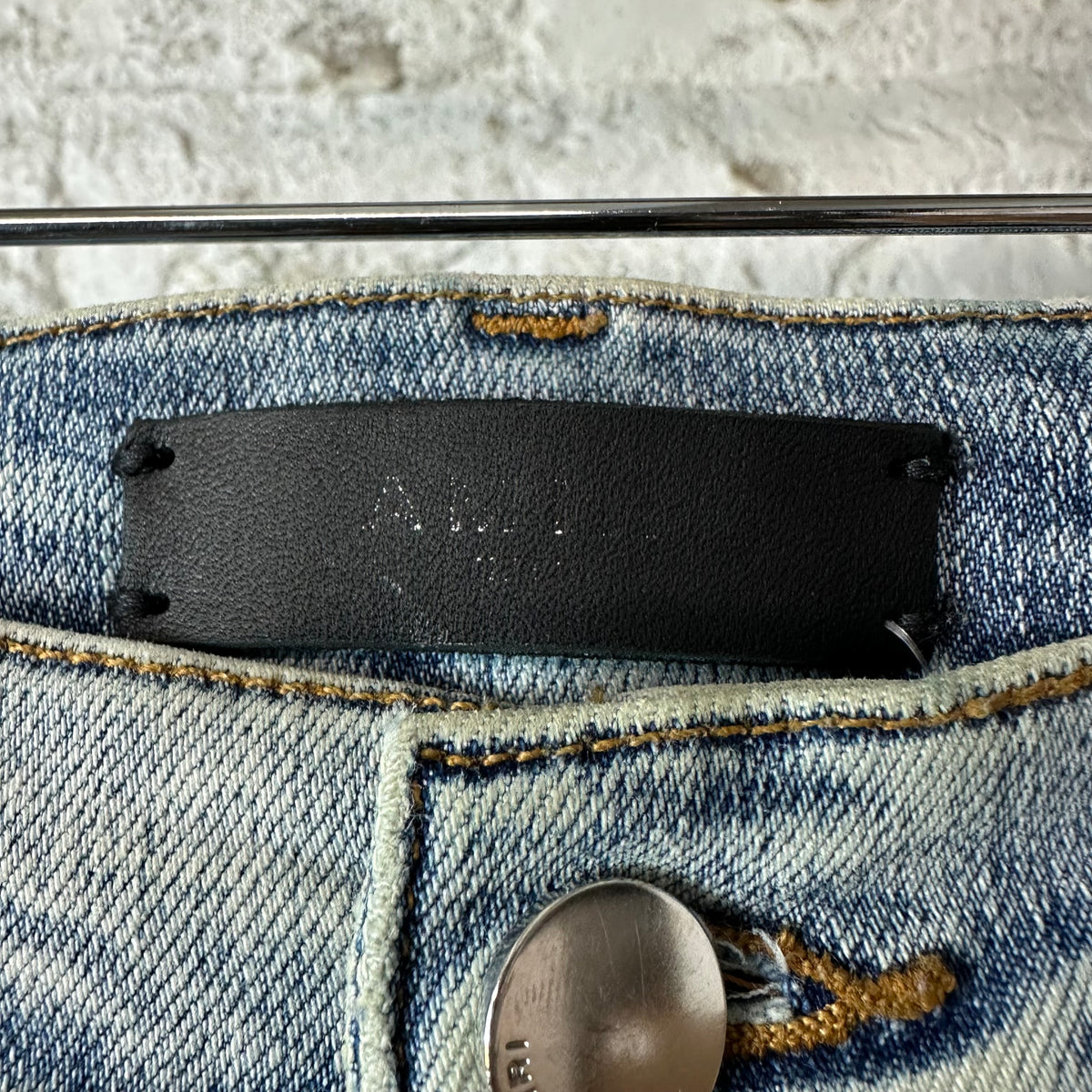 Amiri MX1 Tie Dye Washed Blue Denim Jeans Sz 31