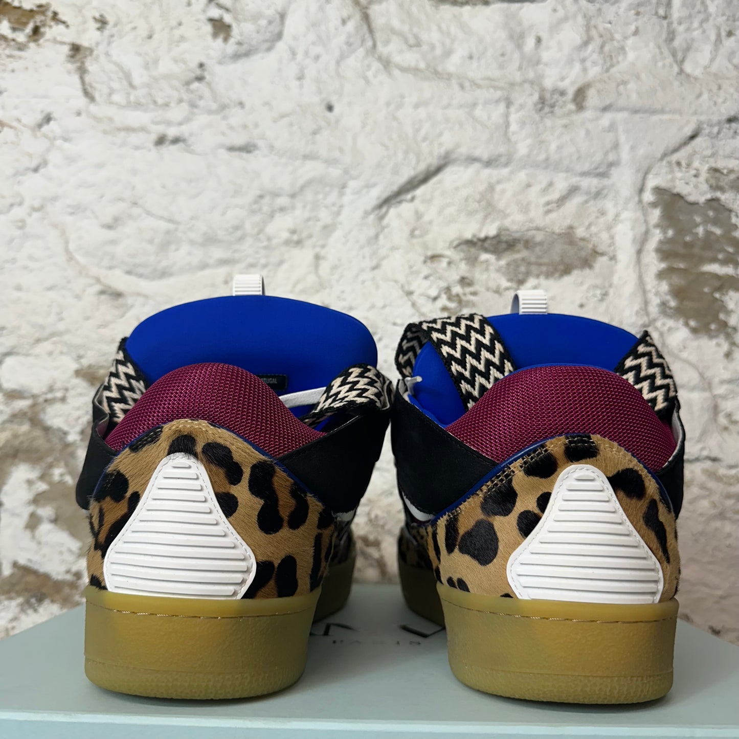 Lanvin Curb Animal Print Multicolor Sneaker