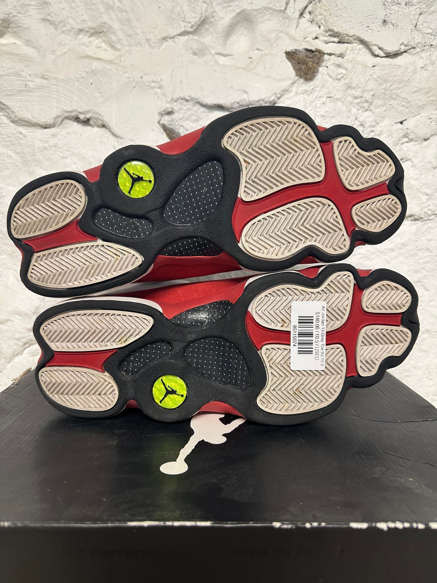 Air Jordan 13 Grey Toe Sz 10.5