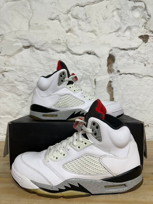 Air Jordan 5 White Cement Sz 9