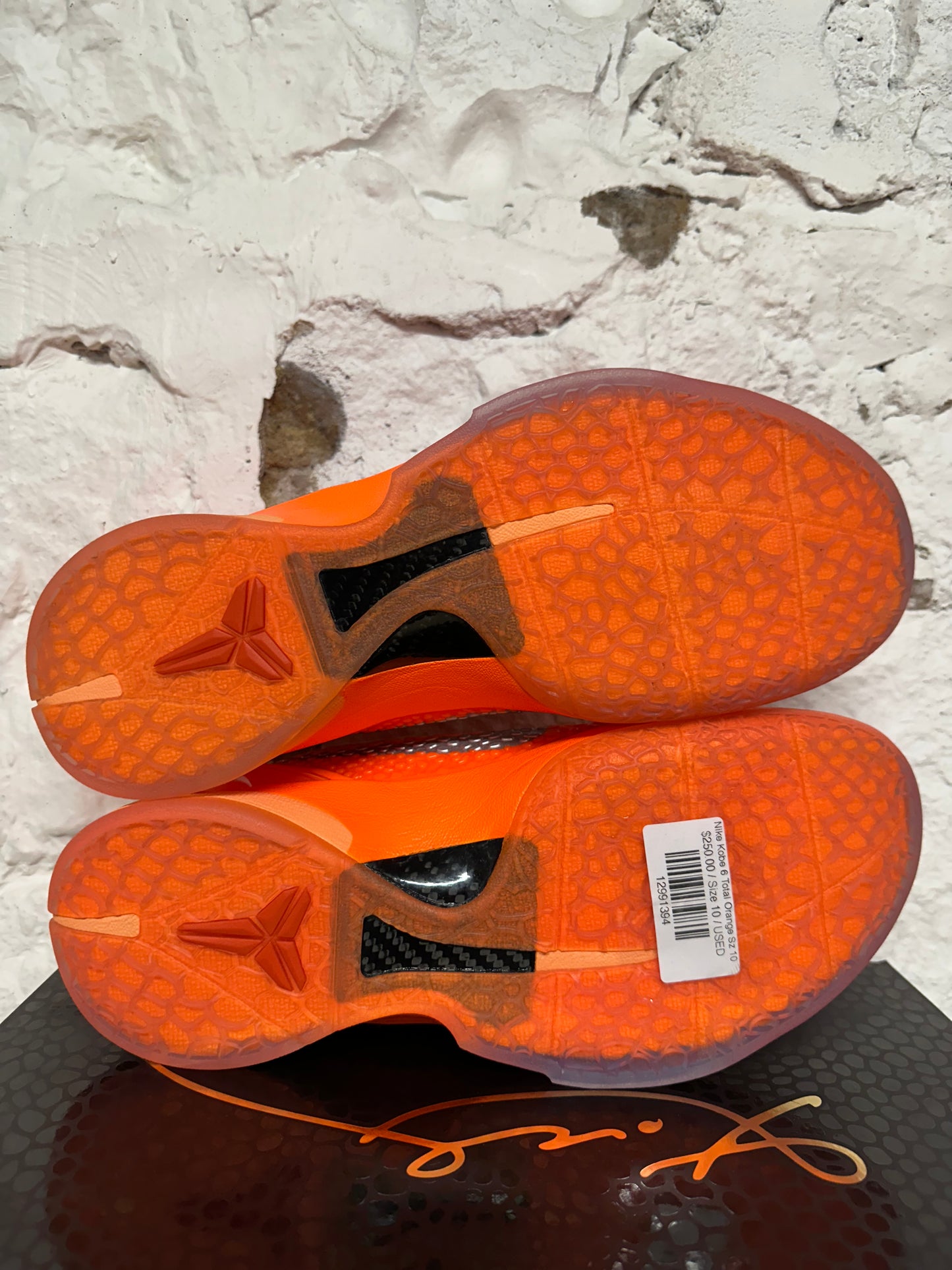 Nike Kobe 6 Protro Total Orange Sz 10