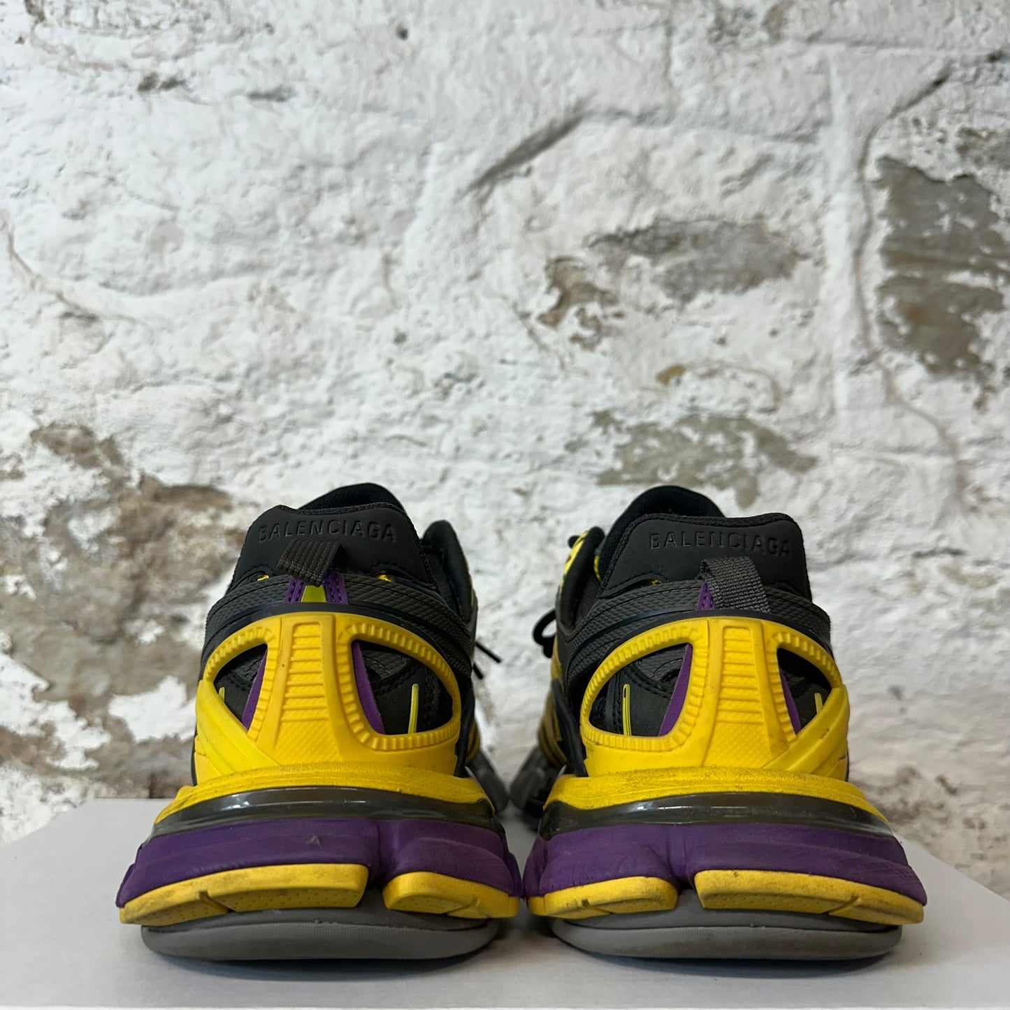 Balenciaga Track 2 Yellow Black Purple Sneaker Sz 6 (38)