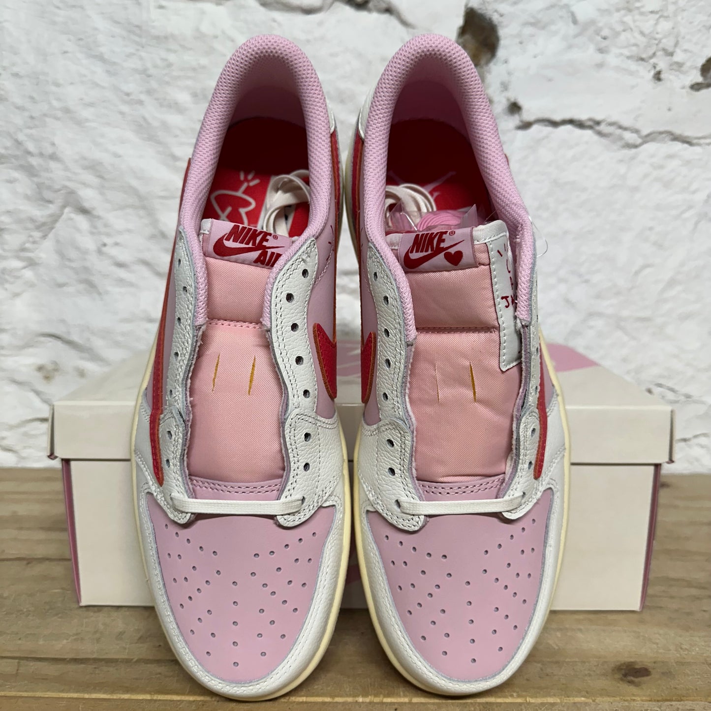 Air Jordan 1 Low Travis Scott Tropical Pink Sz 9 DS