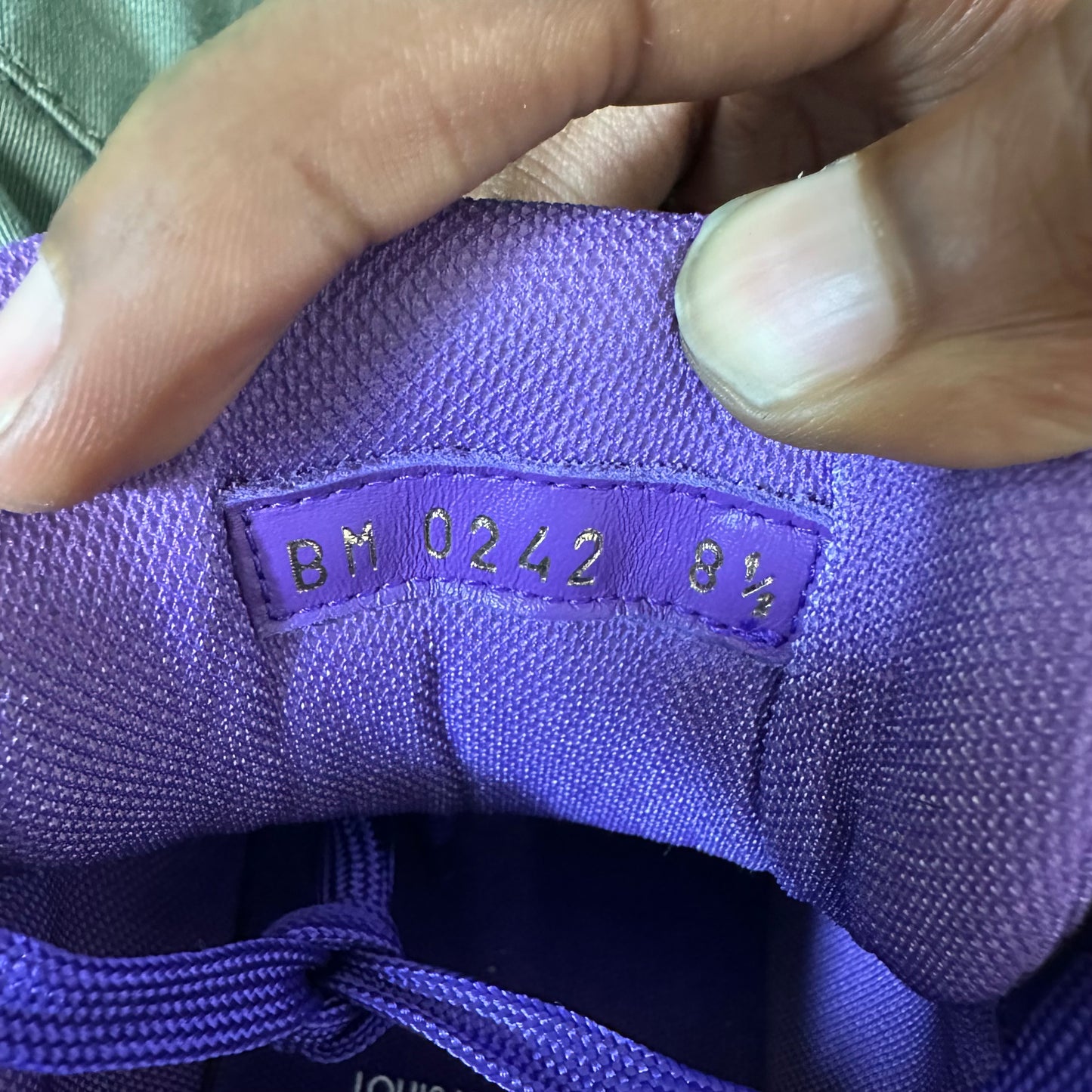 Louis Vuitton Purple Patent Trainer Sneaker Sz 10 (8.5LV)