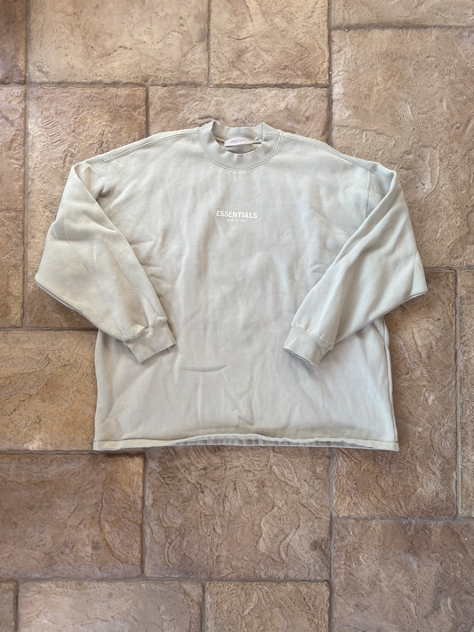 Fear of God Essentials Seafoam Crewneck Sz L DS
