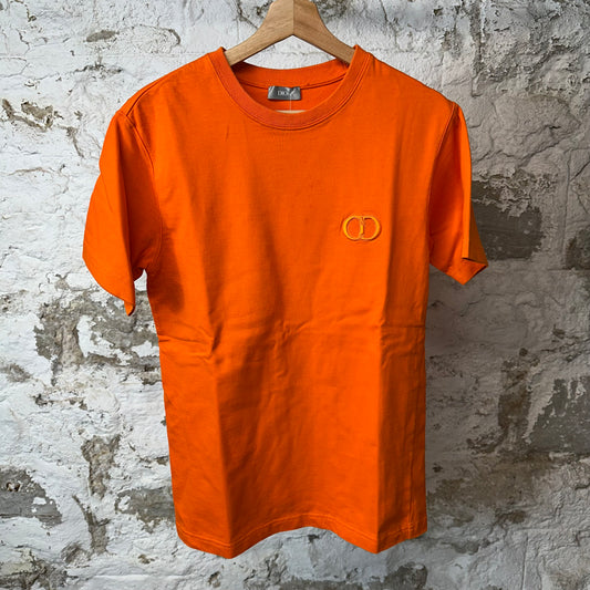 Dior CD Icon T-shirt Orange Sz S
