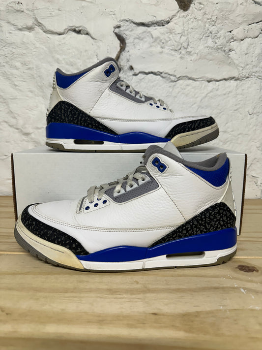 Air Jordan 3 Racer Blue Sz 9.5