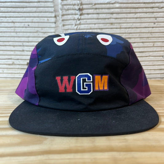 Bape Color Camo Shark Jet Cap Navy Hat