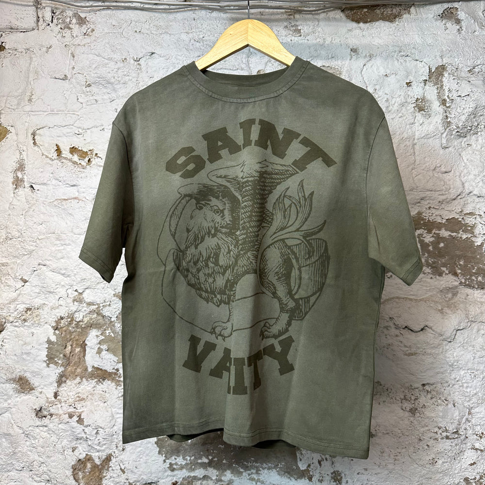 Saint Vanity Green Dissolve Griffin T-shirt