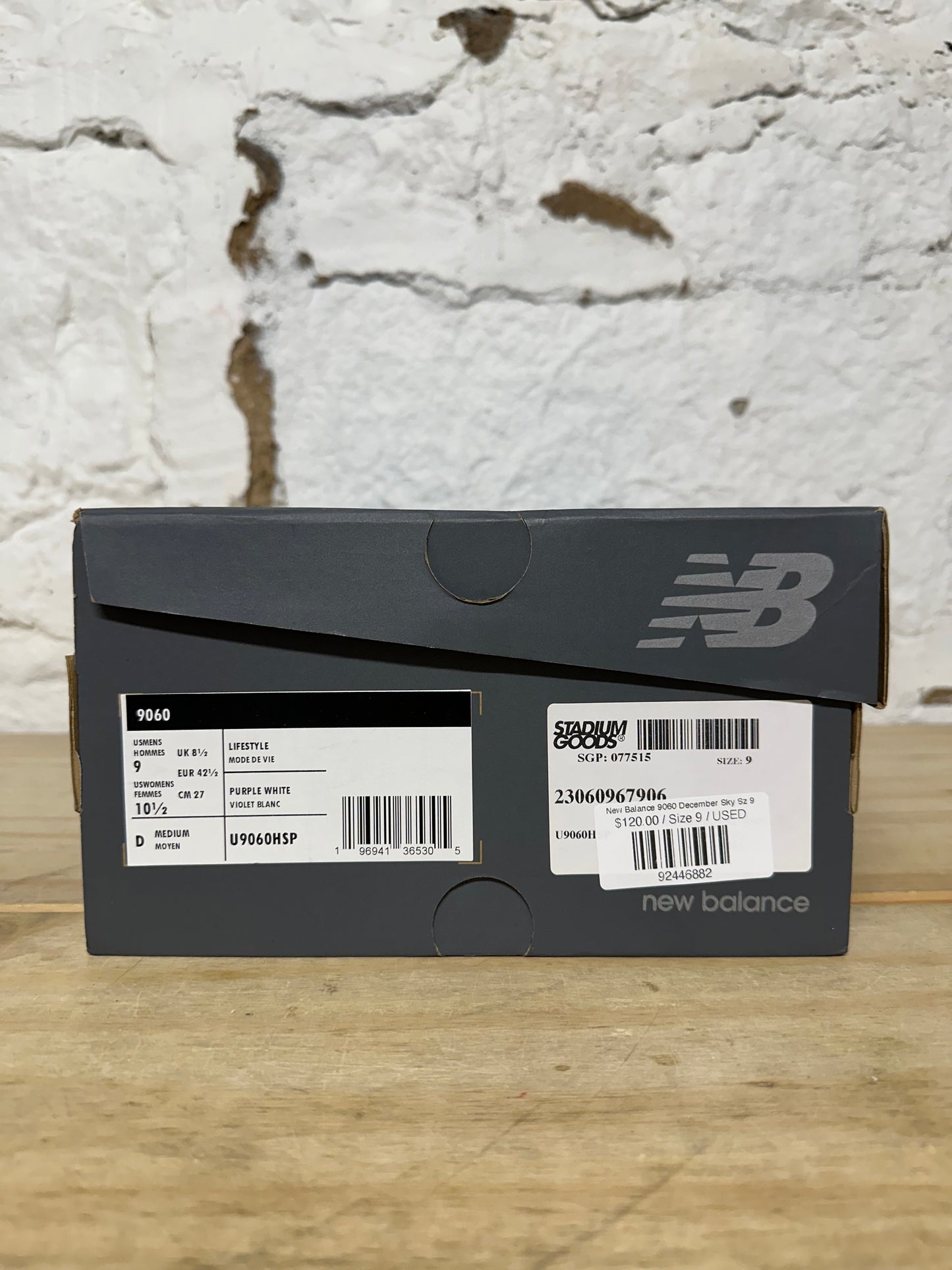 New Balance 9060 December Sky Sz 9