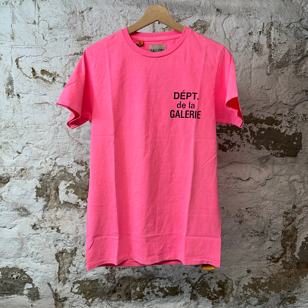 Gallery Department Black Logo Pink T-shirt
