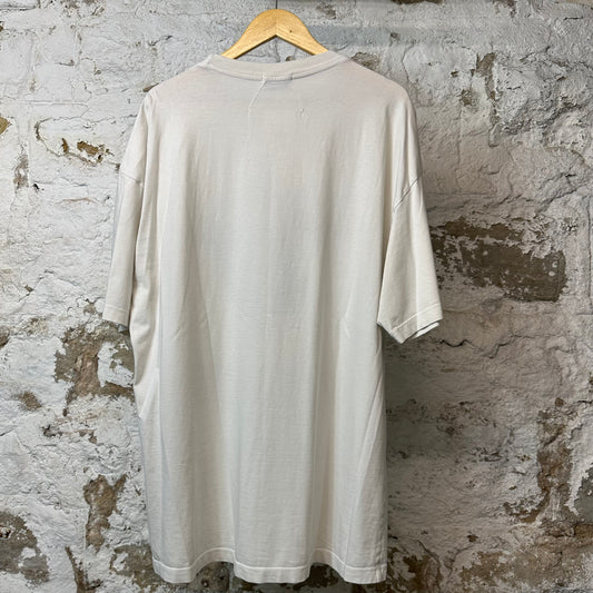 Rhude Blue Logo Spellout T-shirt White Sz XXL