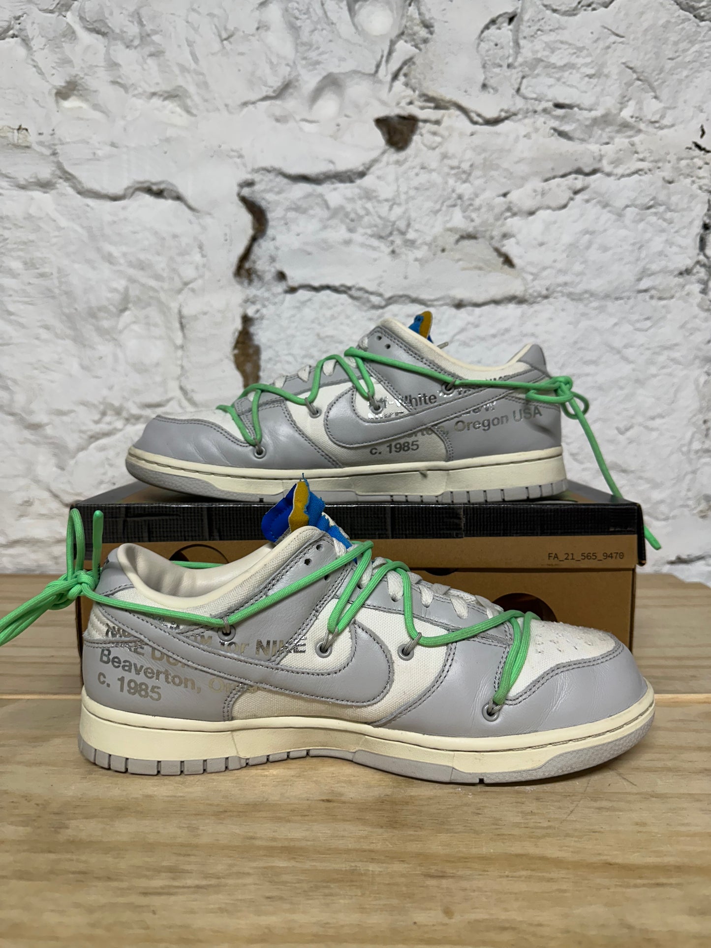 Nike Dunk Low Off-White Lot 26 Sz 10