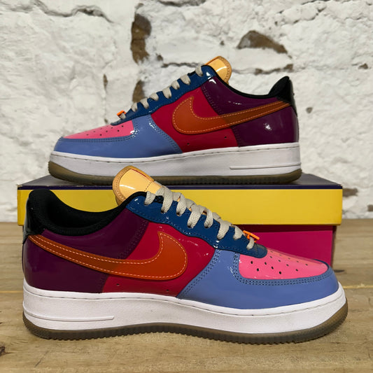 Nike Air Force 1 Low Undefeated Multi Patent Total Orange Sz 9