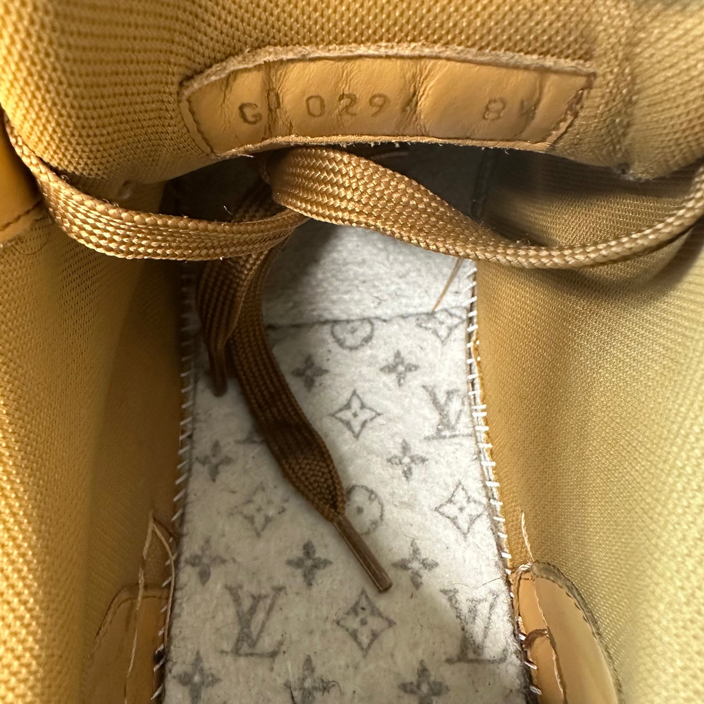 Louis Vuitton Brown Leather Studded Trainer Sneaker Sz 10 (8.5LV)