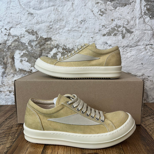 Rick Owens Parchment Milk Low Top Sneaker DS