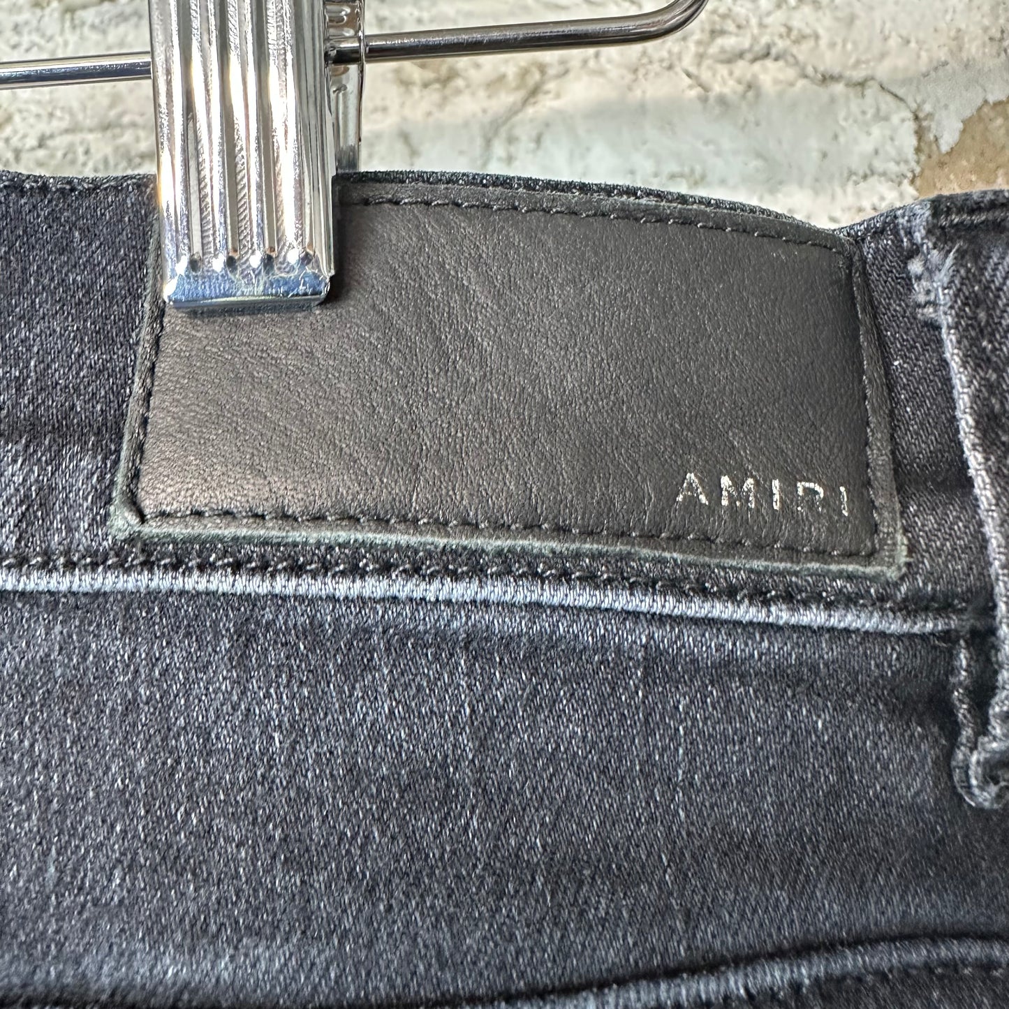 Amiri MX1 Red Tie Dye Thrasher Black Denim Jeans Sz 34