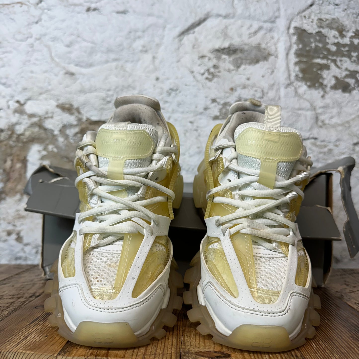 Balenciaga Track Runner White Clear Sneaker Sz 5 (37)