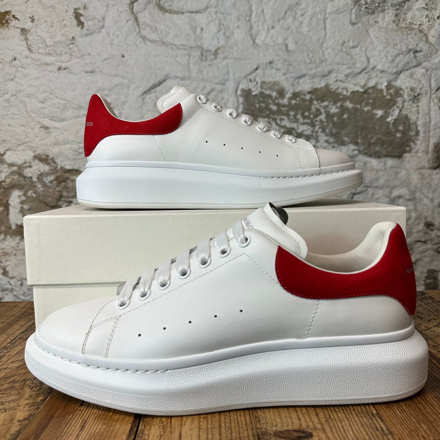 Alexander McQueen Red Tab White Sneaker Sz 12 (45)