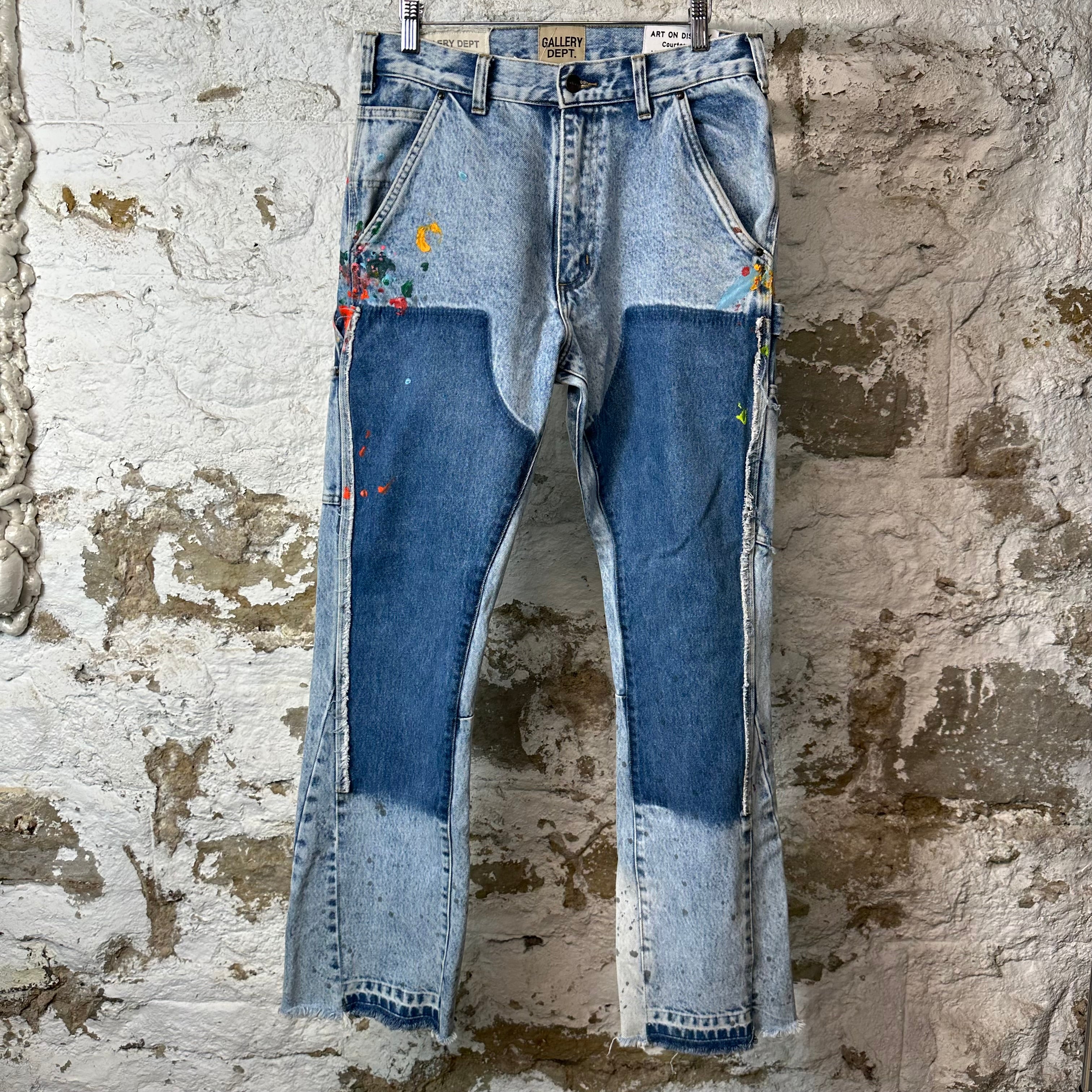 Gallery Department LA Flare Indigo Carpenter Denim Jeans Sz 30