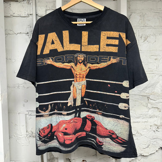 Vale Jesus Hardy Black T-Shirt Sz M
