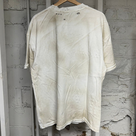 Vale Thunder Cross Bling White T-Shirt Sz M