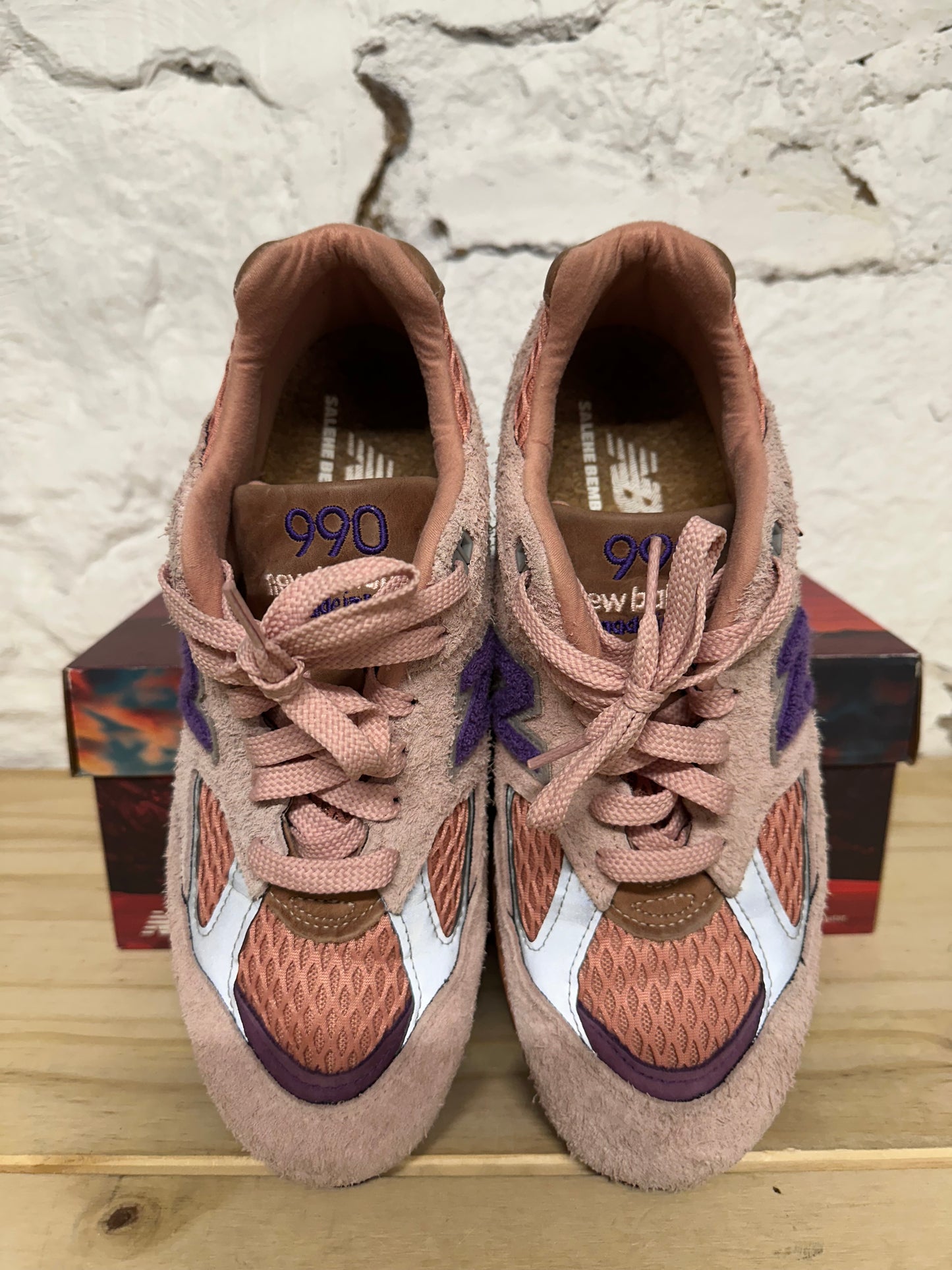 New Balance 990v2 Salehe Sand Be The Time Sz 8.5