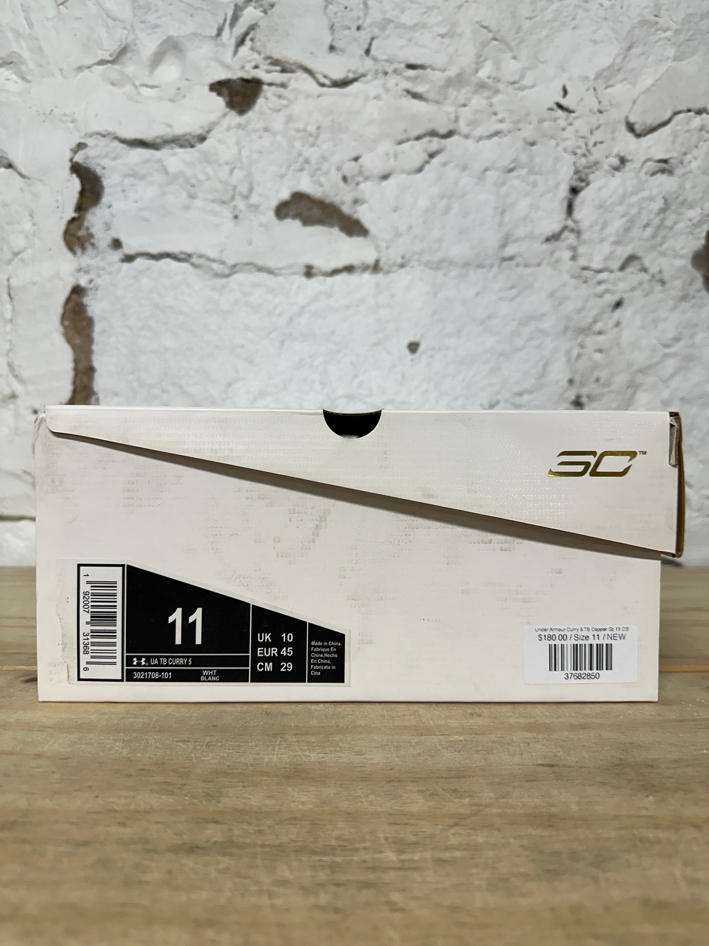 Under Armour Curry 5 TB Copper Sz 11 DS