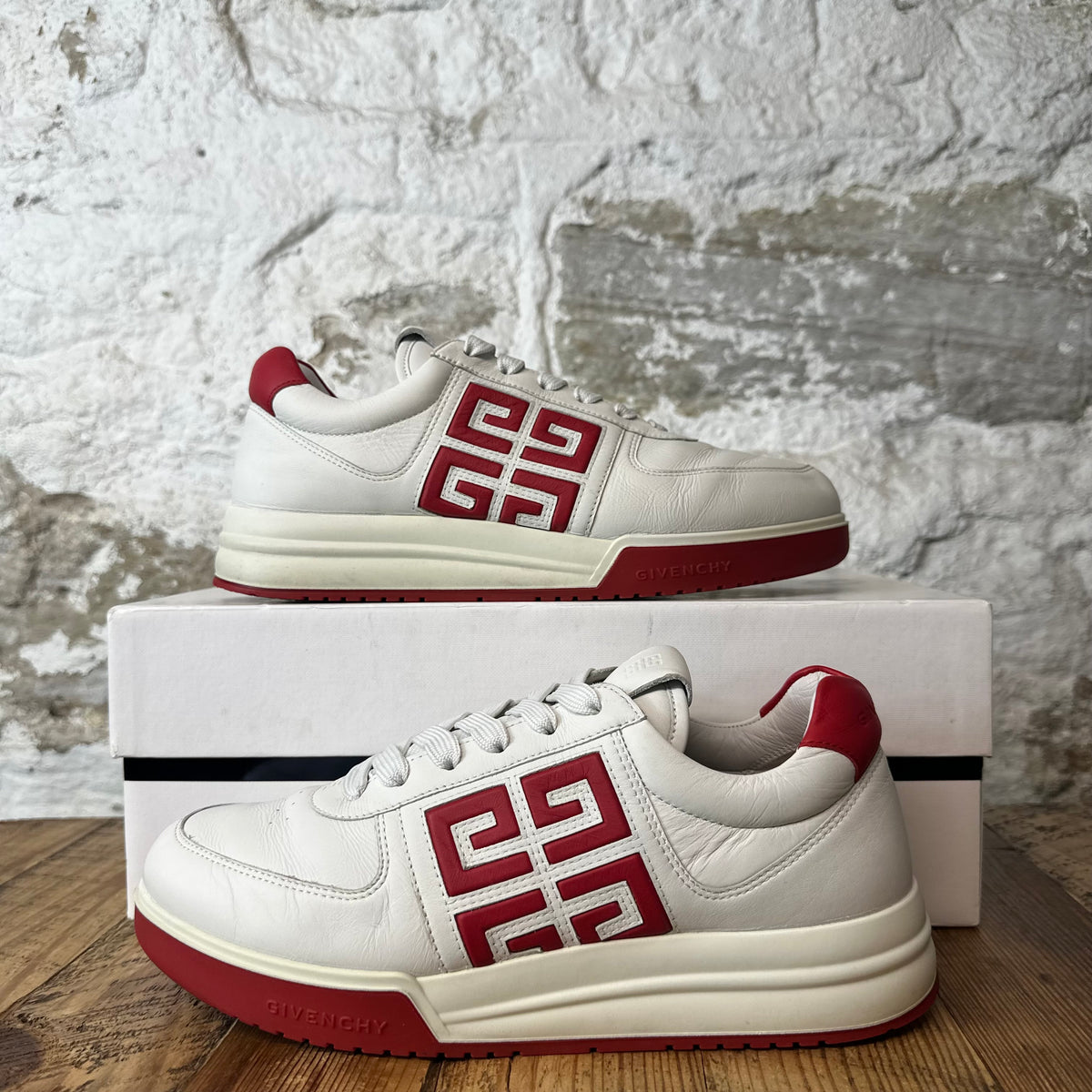 Givenchy G4 Red White Sneaker Sz 8 (41)