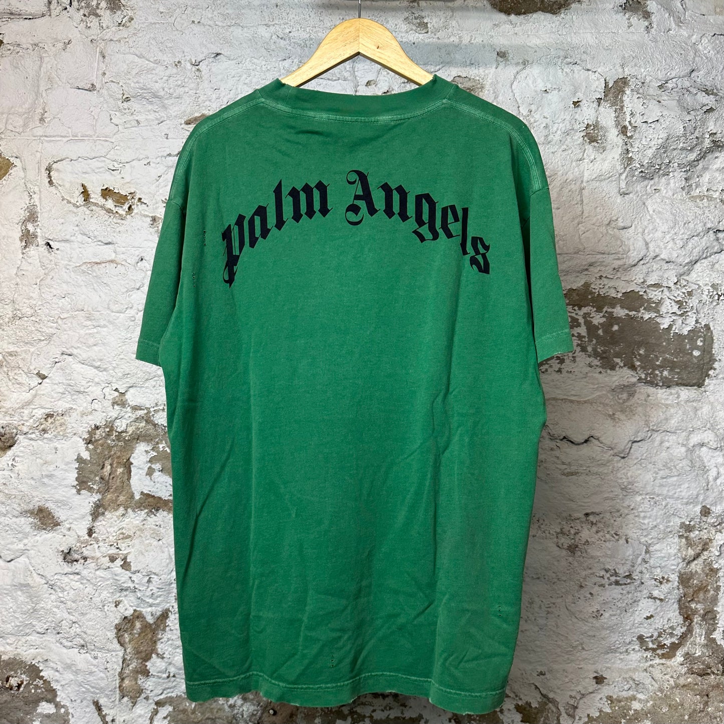 Palm Angels Bear T-shirt Green Sz XL