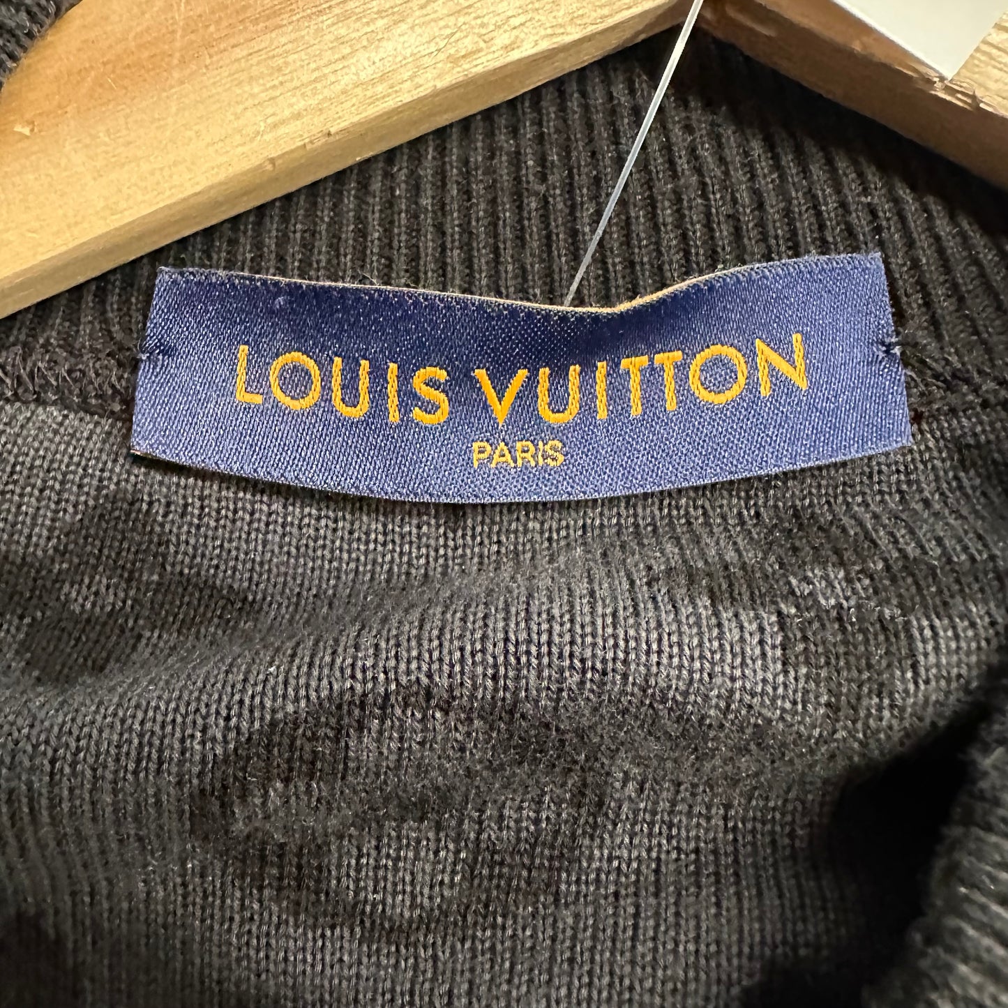 Louis Vuitton Black Monogram Grafitti Zip Up Jacket Sz M