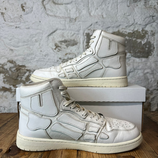 Amiri High Triple White Skeleton Sneaker Sz 10 (43)