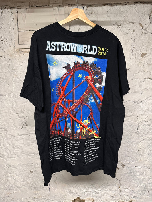 Travis Scott Astroworld Rollercoaster T-Shirt Sz XL