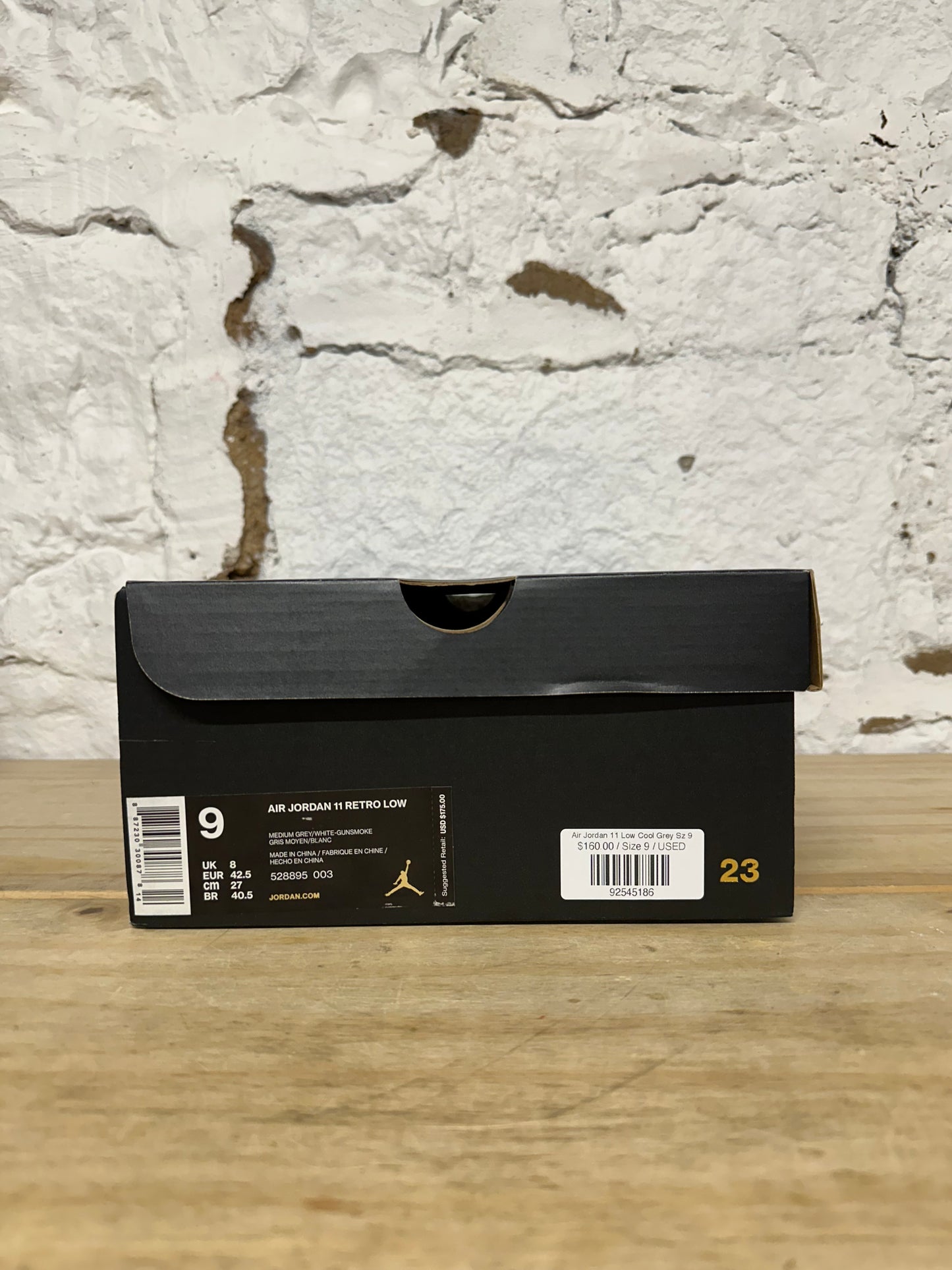 Air Jordan 11 Low Cool Grey Sz 9