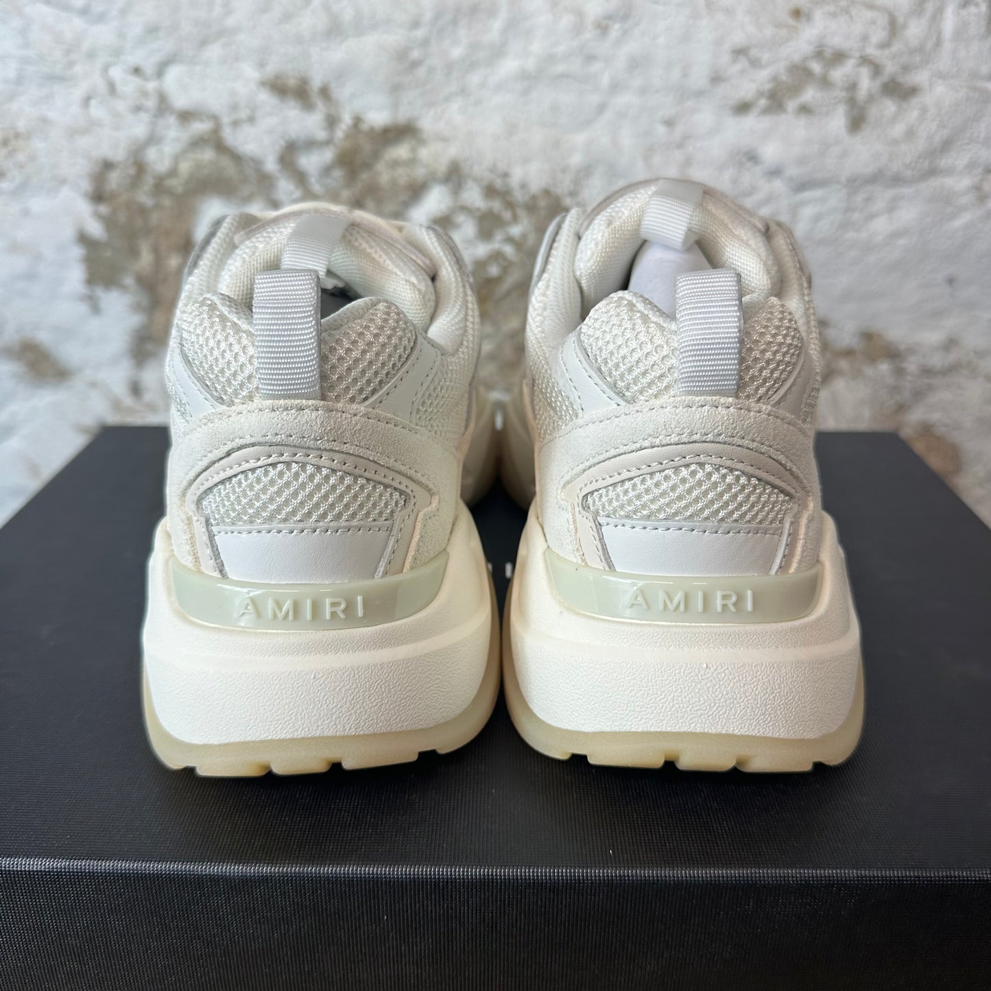 Amiri Mixed White Bone Runner Sneaker