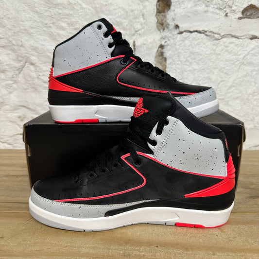 Air Jordan 2 Infrared Cement Sz 8 DS