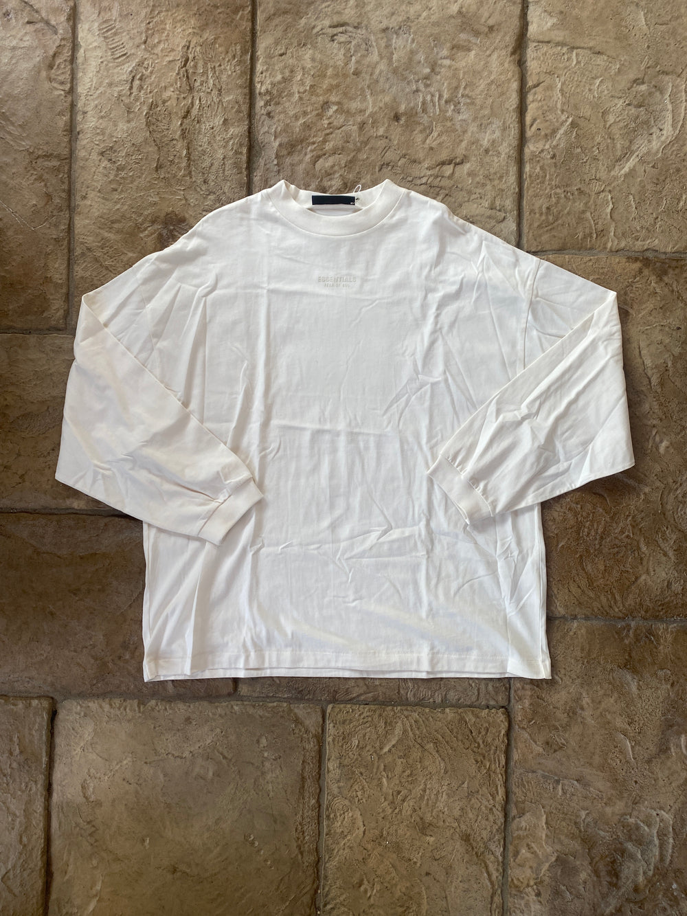 Fear of God Essentials Cloud Dancer L/S T-Shirt Sz M DS